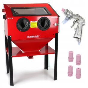 Sandblsningskabine 220L - 2,75 til 5,5 bar - Lufttilslutning 1/4