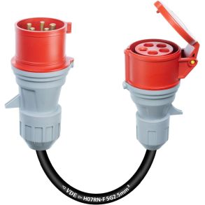 CEE adapter 32A til 16A - 5 benet IP44 - 380-415V 