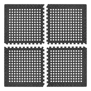 Gulvflise EVA skum - Ml 60x60 cm - Antal 4 stk