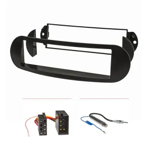 Radioramme 1DIN - VW New Beetle (SC) rg. 1998-2011 - Med Antenneforstrker / ISO-stik  - Sort