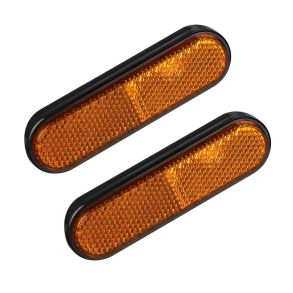 Reflekser - Selvklbende - Orange 100x28x13 mm (2 stk)