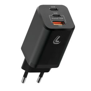 USB Oplader 3x USB (2x USB-C & 1x UBS-A) - 100/230V