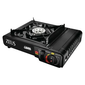 Mobilt Gasblus 2,0 kW - Zeus - Piezoelektrisk tnder - Sort 