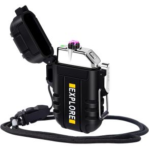 Elektrisk lighter genopladelig - Vandt�t sort