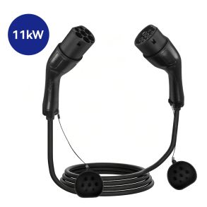 Ladekabel til elbil - Type-2 16A 3-faset 11kW - L�ngde 5 meter