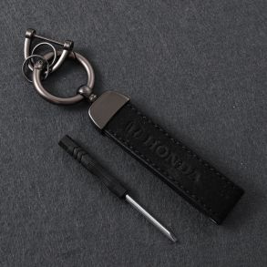 Nglering - Honda logo - Sort Alcantara