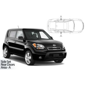 Solgardiner UV - Car Shades - Kia Soul 5-Drs rg. 2008-2014 (Kun til sideruder)