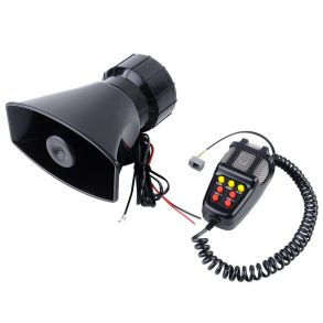 Megafon 12V 100W Digital - 7 lyd funktioner