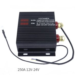 Batteriisolator 250A - 12-24V - Dobbelt stik