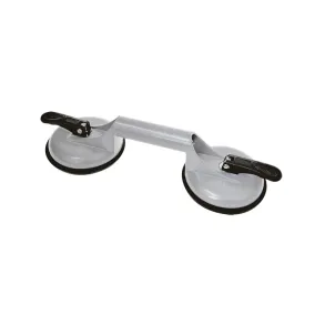 Glaslfter aluminium - 2 sugekopper - kapacitet 80-100 kg