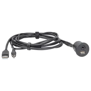 USB & AUX Adapter - Til 3,5 mm USB - Nissan 370Z/Navara/Qashqai/NV200/XTrail/Pathfinder rg. 2011->