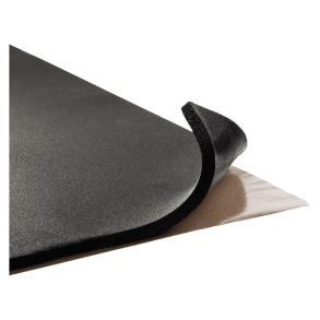 Lydisolering Skum - Selvklbende Ml 500x400x6 mm - Sort 1 Plade