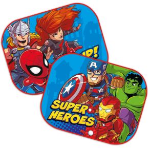 Solbeskytter til siderude - Disney Avengers 2 stk - 44 x 35 cm