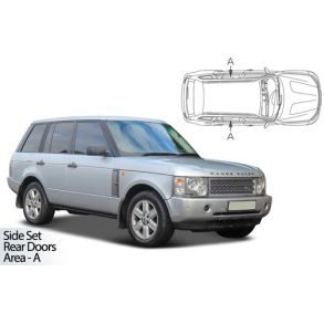 Solgardiner UV - Car Shades - Land Rover Range Rover (L322) 5-Dr rg. 2002-2012 (Kun til sideruder)