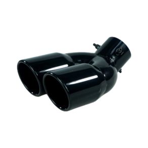 Rustfri Rrhale - Poleret Finish 63 mm - Sort