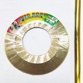 Pynteliste Guld Selvklbende - Bredde 8 mm - Slges i lbende meter