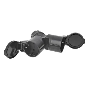 Stikdse 2-vejs splitter - Spnding 230V/16A - Max 3680W