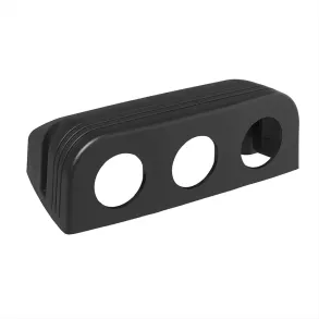 Strmudtag hus - 3 Huls 29mm - sort