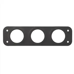 Strmudtag Panel - 3 Huls 29 mm - Sort 