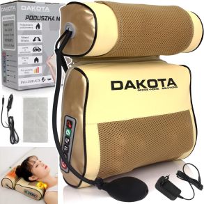 Varme- & Massagepude 12V/220V - DAKOTA - Beige kolder