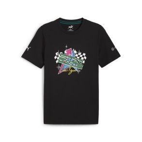 Mercedes F1 T-shirt Original - Las Vegas Grand Prix Sort - Strrelse S-XL