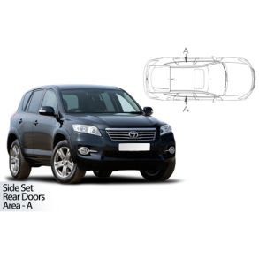 Solgardiner UV - Car Shades - Toyota Rav4 5-Drs rg. 2006-2013 (Kun til sideruder)