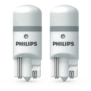 W5W Prer - Philips Ultinon PRO6000 W5W LED - ECE-godkendt (typegodkendt) - 2 stk