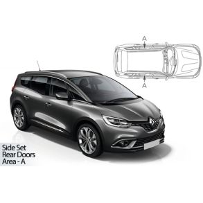 Solgardiner UV - Car Shades - Renault Grand Scenic 5-Drs rg. 2016-2022 (Kun til sideruder)