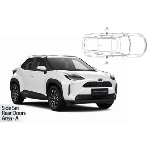 Solgardiner UV - Car Shades - Toyota Yaris Cross rg. 2020-> (Kun til sideruder)
