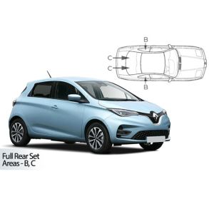 Solgardiner UV - Car Shades - Renault Zoe 5-Drs rg. 2012->