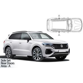 Solgardiner UV - Car Shades - VW Touareg 5-Drs rg. 2018-> (Kun til sideruder)