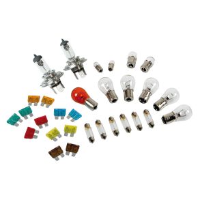 H4 Halogen 24V prekit - Kitst Prer & Sikringer - 30 dele