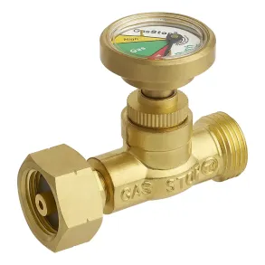 Ndstopventil til propangasflasker med G5 tilslutning - GasStop - Opfylder ISO- og EN-standarderne