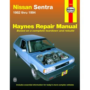 Reparationsbog Haynes - Nissan Sentra Sedan, Coupe, Wagon petrol (1982-1994)