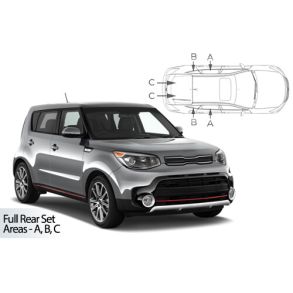 Solgardiner UV - Car Shades - Kia Soul 5-Drs rg. 2014-2019