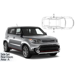 Solgardiner UV - Car Shades - Kia Soul 5-Drs rg. 2014-2019 (Kun til sideruder)