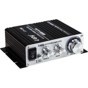 Forstrker Lepy LP-V3S-Black - 2-Kanals 12V - RMS 50W (4-8Ω)