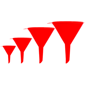  Plasttragte St 50 / 70 / 90 & 120 mm - Orange 4 Stk