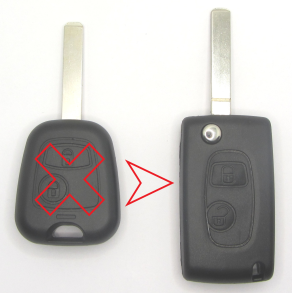 Nglehus - Peugeot - 2-knaps M. fold-ud funktion