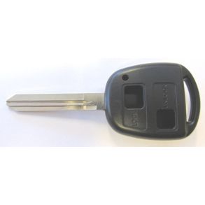 Key housing - Toyota - 2 buttons with fixed blade