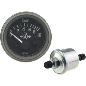 Olietryksmler Kit 0-10 Bar 12V - Ur 52 mm & Fler 1/8