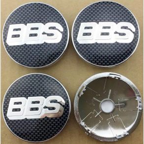 Center Caps For Alloy Wheels 4 pcs - BBS Aluminium & ABS Plastic - Dia. �56/60mm