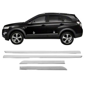 Sidelister - Chevrolet Captiva RG. 2006-> - 4 stk. Rustfri stl krom