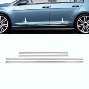 Sidelister - Chevrolet Capitva RG. 2006-2020 - 4 stk. Rustfri stl krom