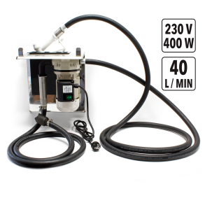 AdBlue Pumpe Selvansugende 230V - 400W / 40 L/min. - Med Plast Pfyldningspistol 