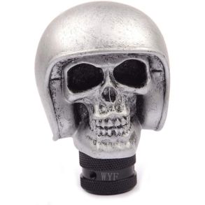 Gearknop Skelethoved Med Slv Hjelm - Skull Slv - Universal