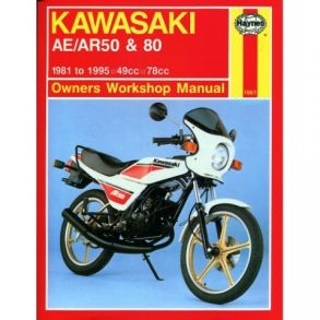 Reparationsbog Haynes - Kawasaki - AE/AR 50+80  1981->1995