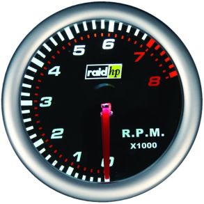 Omdrejningstller - Raid hp - Smoke Indbygnings Dia. 52 mm 