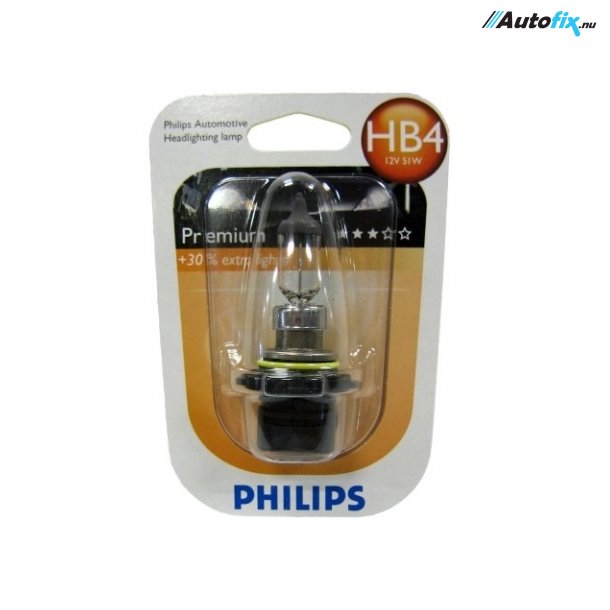 HB4 Pære - Philips Premium - 12V-55Watt
