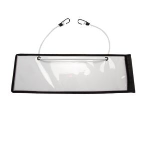 Prveplade Etui For/bag P Bilen - Med Kraftig elastik - Sort 1 stk.